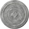 Ekena Millwork Pearl Ceiling Medallion (Fits Canopies up to 1 7/8"), 26 1/4"OD x 1 1/2"P, Ultra Pure White Crackle CM26PEUWC - alternate 1